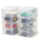 10X Caja De Almacenamiento De Plastico Transparente - Envío Gratuito