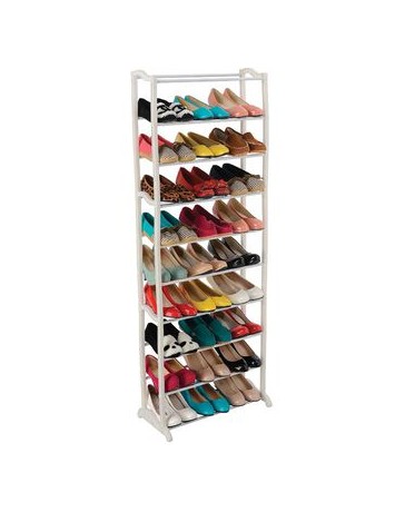 Rack Zapatera Organizador Para 30 Pares 10 Niveles - Envío Gratuito