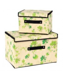 2 Paquetes Impreso Ropa Almacenamiento Caja Organizador - Envío Gratuito