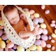 Photography Prop Costume Hand-made Knit Crochet Infant Baby Sleeping Bag - Envío Gratuito