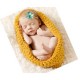 Photography Prop Costume Hand-made Knit Crochet Infant Baby Sleeping Bag - Envío Gratuito