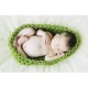 Photography Prop Costume Hand-made Knit Crochet Infant Baby Sleeping Bag - Envío Gratuito