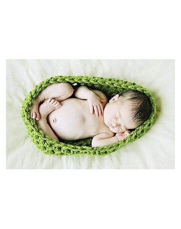 Photography Prop Costume Hand-made Knit Crochet Infant Baby Sleeping Bag - Envío Gratuito