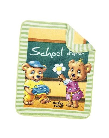 Frazada Candy School Time Baby Mink-Verde - Envío Gratuito