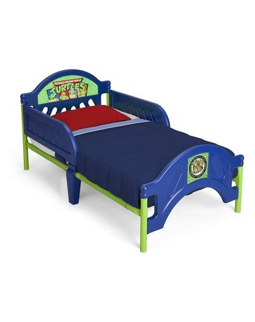 Cama Cuna Niño Plástico De Tortugas Ninja - Envío Gratuito