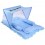 Mosquitera Bebe Antimosquito Mosquiteras para Cunas Portatil Azul