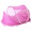 Cuna Bebe Mosquitera Antimosquito Plegable 3 Piezas Rosado