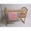 Baby doll bedding set zuma cuna ropa de cama gris / rosa