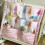 Niños Cuna multifuncional pañal de cama bolsillo multi colgantes bolsa de almacenamiento -- Bosque de colores