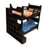Litera Escada con 2 Camas Individuales Gemelas