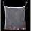 CX juguete bolso ordenado Collection Organize Bathroom Mesh blanco
