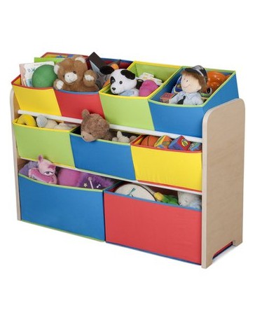 Organizador Mueble Infantil De Almacenaje Multicolor Madera - Envío Gratuito