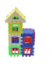 Duola Kid carta casa bloques de juguete desarrollo fijado DIY del arte 24Pieces - Envío Gratuito