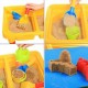 Yucheer Arshiner 2 en 1 piedra playa de arena y agua playa mesa jugar juego juguete para niños - Envío Gratuito