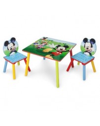 Juego de mesa y 2 sillas Mickey Mouse Delta Childrens - Envío Gratuito