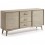 Aparador Credenza Comoda, Vintage home Designe, Fernanda, Madera de Pino 3 Cajones 2 Puertas- Gris