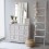 Comoda Cajonera 12, Vintage Home Design, James, Madera de Pino Acabado Vintage-Beige