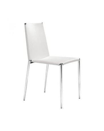 Silla marca Zuo modelo Alex - blanco , 101106 - Envío Gratuito