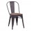 Silla marca Zuo modelo Elio - madera rustica , 108144