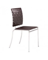 Silla marca Zuo modelo Criss Cross - espresso  333010 - Envío Gratuito