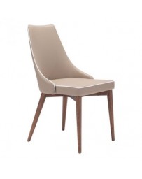 Silla marca Zuo modelo Moor - Beige  100277 - Envío Gratuito