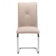 Silla marca Zuo modelo Anjou color beige / 100122 - Envío Gratuito