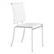 Silla marca Zuo modelo Criss Cross - blanco  333011 - Envío Gratuito