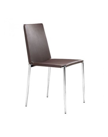 Silla marca Zuo modelo Alex - espresso  101107 - Envío Gratuito