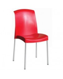 Silla para Restaurante Plastuv Monaco-Rojo - Envío Gratuito