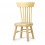 Generic 1,12 Casa De Muñecas Muebles De Comedor En Miniatura Acabado Natural Silla De Madera