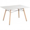 Mesa Réplica Eames Rectangular Color Blanca - Muebilia