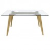Mesa De Comedor Rectangular Hikaru Mod.9511-160 Glass