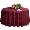 Mesa De Comedor Bodas Banquetes Hoteles Accesorios De Mesa Manteles Redondos 220 * 220CM (Borgoña)