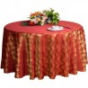 Mesa De Comedor Bodas Banquetes Hoteles Accesorios De Mesa Manteles Redondos 220 * 220CM (Rojo)