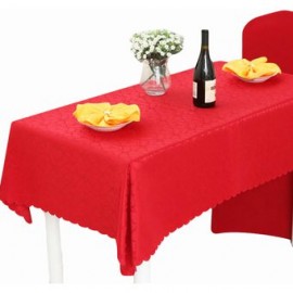 Moda estilo simple Atmósfera manteles Ropa de cama / mesa (140x160 cm) - Rojo - Envío Gratuito