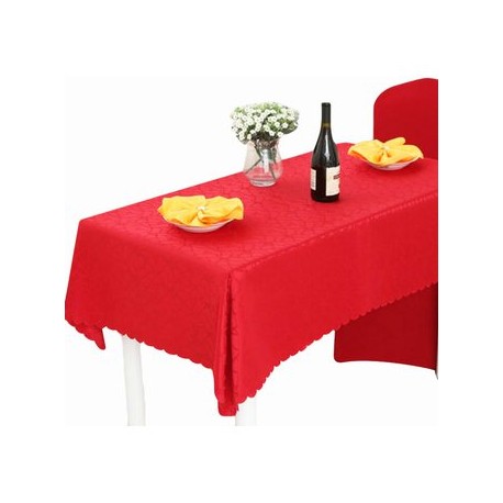 Moda estilo simple Atmósfera manteles Ropa de cama / mesa (140x160 cm) - Rojo - Envío Gratuito