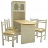 Comedor Contemporaneo Eco 4 Sillas Fabou Muebles