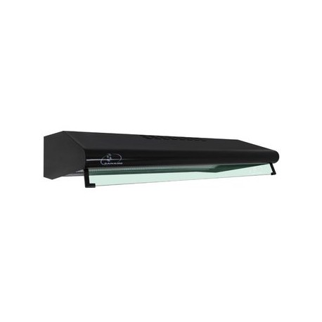 Campana SILUET, negro, 80cm, foco LED - Envío Gratuito