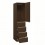 Closet Modular con 1 Tubo Colgador y 4 Cajones, Color Wengue