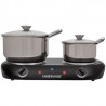 Parrilla Eléctrica Doble Quemador Farberware 104555 () -Negro