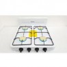 NISATO NE402A PARRILLA DE MESA 4 QUEMADORES