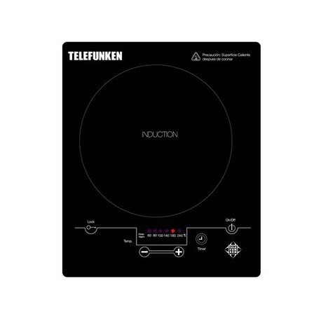 Parrilla De Induccion Magnetica Telefunken Tlf-200t 1 Zona - Envío Gratuito