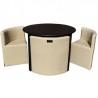 Antecomedor Lounge Minimalista para 4 personas Tao 4TD