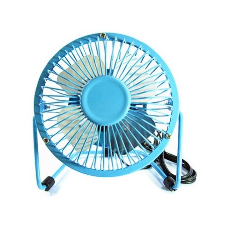 VENTILADOR CON USB DE ESCRITORIO-BRANG-AZUL - Envío Gratuito