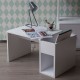 Escritorio Infantil con Silla, Vintage Home Design, Madera de Pino con Mueble para Libros- Blanco - Envío Gratuito