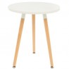 Mesa Auxiliar Mobilier Emma Side-Blanco