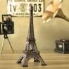 Pumio 10 cm Tamaño Modelo estatua de bronce de la torre Eiffel de la estatuilla del Ministerio del Interior Decoración