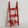 Librero-The H design-Librero Noa [S] en forma de escalera-Rojo