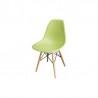 Silla De Comedor Mobilier Replica Eames Lady-Verde