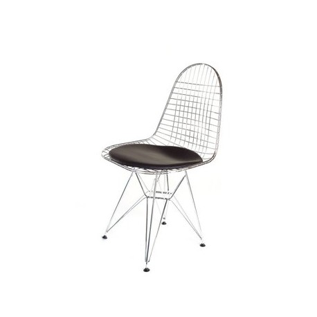 Silla Mobilier Wire Chair-Negro - Envío Gratuito